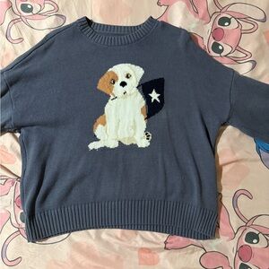 American eagle blue Dog Sweater